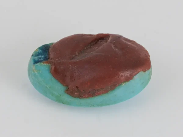 Original American Firoza Turquoise Stone 8.30 Carat (9.12 Ratti) – Back view