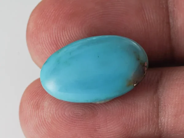 Original Irani Firoza Stone 11.38 Carat (12.50 Ratti) – In hand