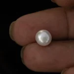 Cultured Pearl Stone (Moti Ratna) 3.88 Carat (4.26 Ratti) - In palm