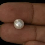Cultured Pearl Stone (Moti Ratna) 4.01 Carat (4.41 Ratti) - In palm