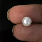 Cultured Pearl Stone (Moti Ratna) 4.25 Carat (4.67 Ratti) - In palm