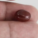 Yamini Hakik Stone 7.21 Carat (7.92 Ratti) - Certified Natural Agate Gemstone - In Hand
