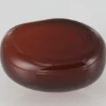 Yamini Hakik Stone 7.47 Carat (8.21 Ratti) - Certified Natural Agate Gemstone - Back View