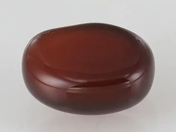 Yamini Hakik Stone 7.47 Carat (8.21 Ratti) - Certified Natural Agate Gemstone - Back View