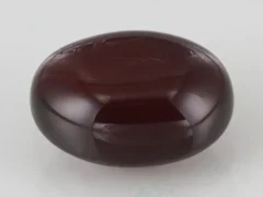 Yamini Hakik Stone 7.66 Carat (8.42 Ratti) - Certified Natural Agate Gemstone - Top View