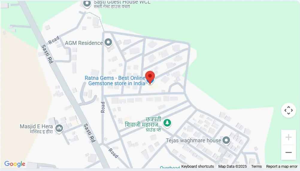 Contact Us 1 Map showing location of Ratna Gems store
