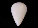 Side view of a 2.49 carat (2.74 ratti) pearl drop opal
