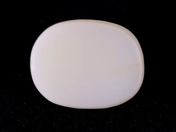 Certified natural doodhiya patthar 3.45 ratti (3.14 carat) back view