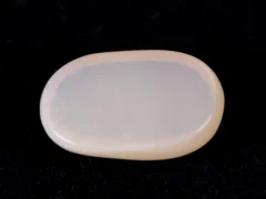 Certified natural doodhiya patthar 5.53 ratti (5.03 carat) back view