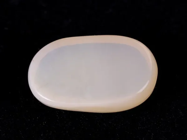 Certified natural doodhiya patthar 5.53 ratti (5.03 carat) back view
