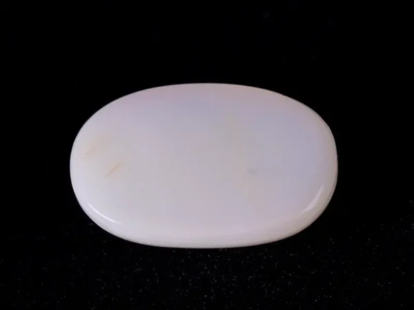 Certified natural doodhiya patthar 6.36 ratti (5.79 carat) back view