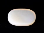Certified natural doodhiya patthar 10.25 ratti (9.33 carat) back view