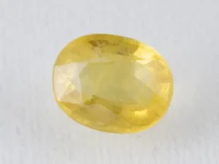 4.06 carat yellow sapphire
