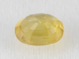 Back view of a 4.66 carat natural pukhraj gemstone