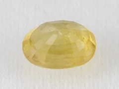 Back view of a 4.66 carat natural pukhraj gemstone