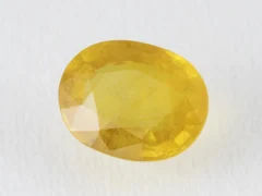 6.86 carat yellow sapphire