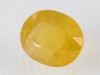 7.82 carat yellow sapphire