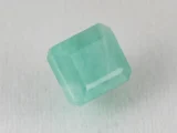 Brazilian Emerald 6.2 Carat (6.81 Ratti) Panna Stone top view — Sapota, octagon step cut