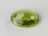 Peridot Stone 6.63 Carat (7.29 Ratti) pavilion facets and symmetry view