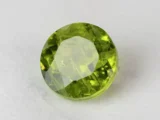 Peridot Stone 8.25 Carat (9.07 Ratti) overhead in natural green Round Cut