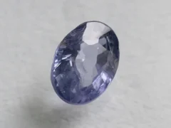 Ceylon Blue Sapphire 3.26 ct side profile showing crown height and depth