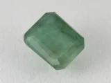 Zambian Emerald 5.75 Carat (6.32 Ratti) Panna Stone top view, vivid green octagon