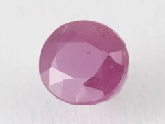 Bangkok Ruby Stone (Manik) 10.65 Carat (11.70 Ratti) top view, natural red oval cut gemstone