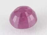 Bangkok Ruby Stone (Manik) 10.65 Carat (11.70 Ratti) back view with pavilion facets visible