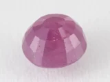Bangkok Ruby Stone (Manik) 10.65 Carat (11.70 Ratti) back view with pavilion facets visible