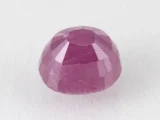 Bangkok Ruby Stone (Manik) 11.3 Carat (12.42 Ratti) back view with pavilion facets visible