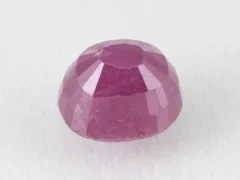 Bangkok Ruby Stone (Manik) 11.3 Carat (12.42 Ratti) back view with pavilion facets visible