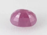 Bangkok Ruby Stone (Manik) 11.75 Carat (12.91 Ratti) back view with pavilion facets visible