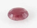 Bangkok Ruby Stone (Manik) 4.65 Carat (5.11 Ratti) back view with pavilion facets visible