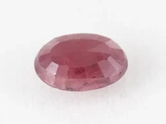Bangkok Ruby Stone (Manik) 4.65 Carat (5.11 Ratti) back view with pavilion facets visible
