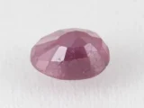 Bangkok Ruby Stone (Manik) 5.45 Carat (5.99 Ratti) back view with pavilion facets visible