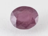 Bangkok Ruby Stone (Manik) 6.75 Carat (7.42 Ratti) top view, natural red oval cut gemstone