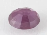 Bangkok Ruby Stone (Manik) 6.75 Carat (7.42 Ratti) back view with pavilion facets visible
