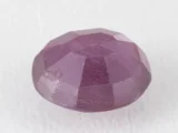 Bangkok Ruby Stone (Manik) 6.75 Carat (7.42 Ratti) back view with pavilion facets visible