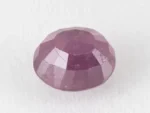 Bangkok Ruby Stone (Manik) 6.9 Carat (7.58 Ratti) back view with pavilion facets visible