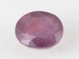 Bangkok Ruby Stone (Manik) 6.9 Carat (7.58 Ratti) side profile showing depth and crown height