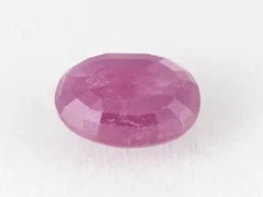 Bangkok Ruby Stone (Manik) 7.05 Carat (7.75 Ratti) side profile showing depth and crown height