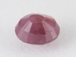 Bangkok Ruby Stone (Manik) 8.4 Carat (9.23 Ratti) back view with pavilion facets visible