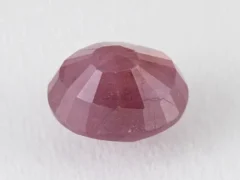 Bangkok Ruby Stone (Manik) 8.4 Carat (9.23 Ratti) back view with pavilion facets visible
