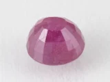 Bangkok Ruby Stone (Manik) 8.75 Carat (9.62 Ratti) back view with pavilion facets visible