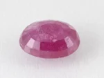 Bangkok Ruby Stone (Manik) 8.8 Carat (9.67 Ratti) back view with pavilion facets visible