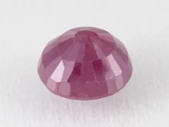 Bangkok Ruby Stone (Manik) 9.3 Carat (10.22 Ratti) back view with pavilion facets visible
