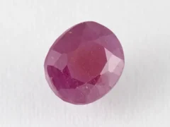 Bangkok Ruby Stone (Manik) 9.3 Carat (10.22 Ratti) side profile showing depth and crown height