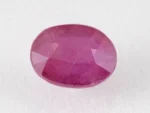 Bangkok Ruby Stone (Manik) 9.72 Carat (10.68 Ratti) side profile showing depth and crown height