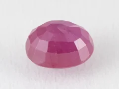 Bangkok Ruby Stone (Manik) 9.72 Carat (10.68 Ratti) back view with pavilion facets visible