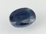 Bangkok Blue Sapphire 10.28 Carat side profile showing 6mm depth and crown height
